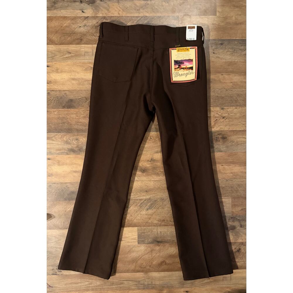Wrangler wracher men’s New brown dress pants - Picture 4 of 16
